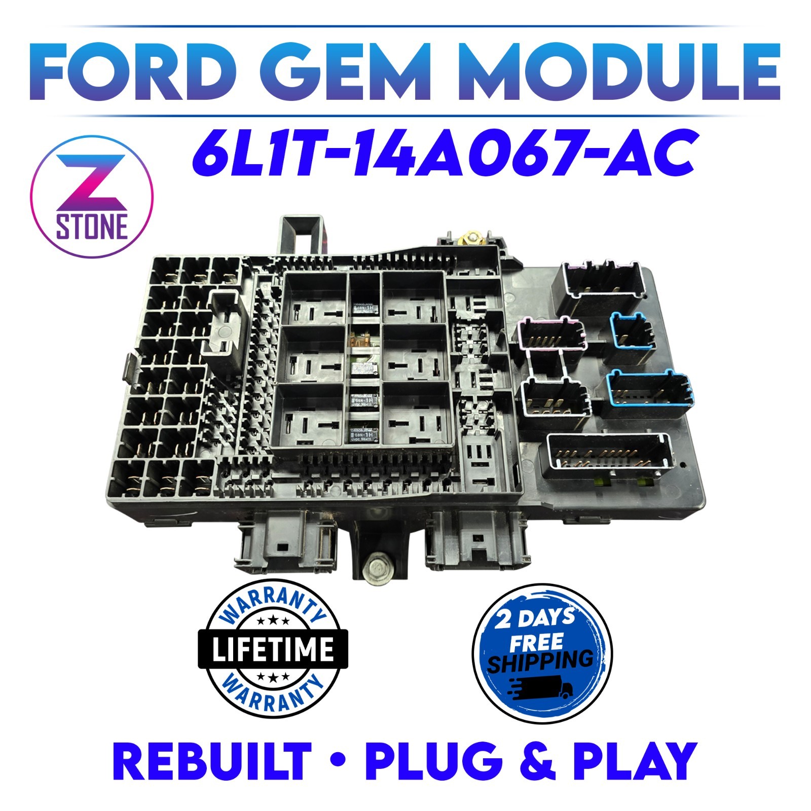 Rebuilt 06 6L1T-14A067-AC Fuse Box Relay Ford Expedition Lincoln Navigator Cabin