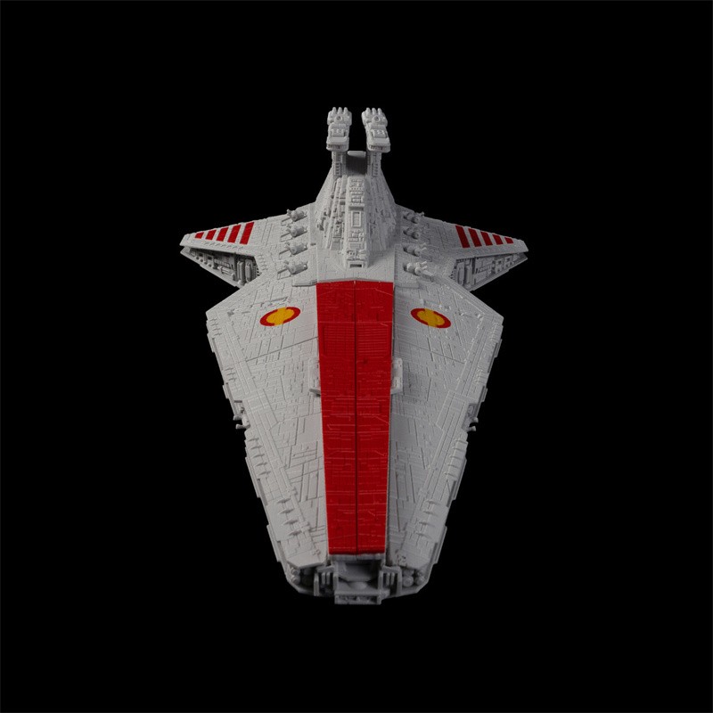 Venator-class Star Destroyer Assemble Model Kit W/base 3D Printing 1/3200