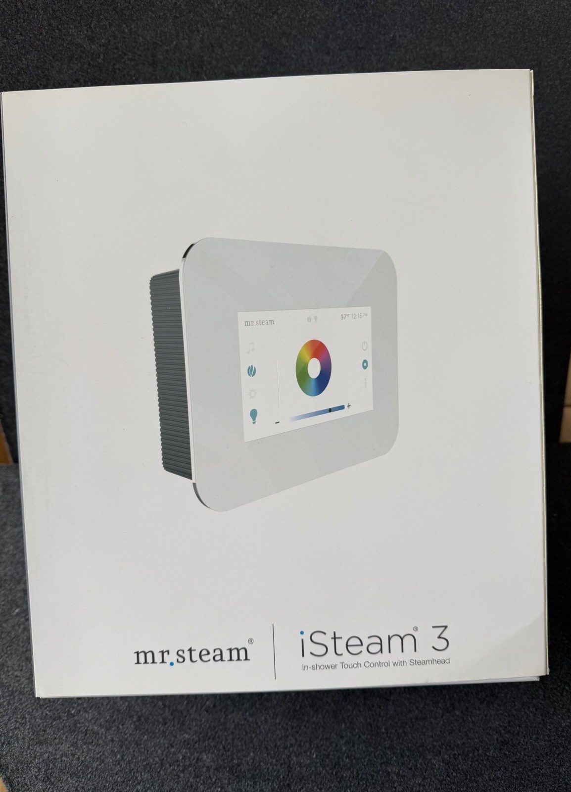Brand new Mr Steam Touchscreen Isteam 3 control entire kit & cables isteam3-wh