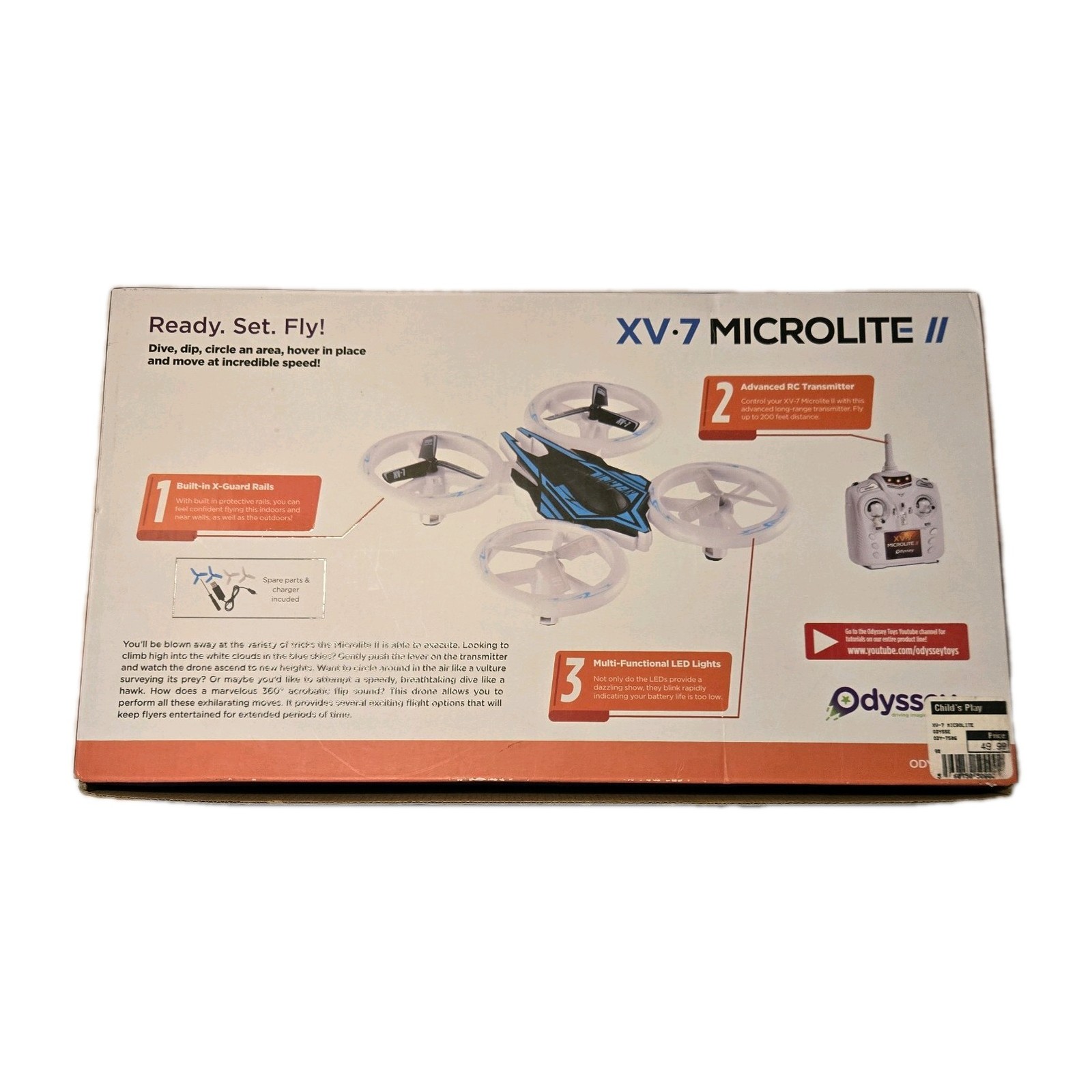 Odyssey Quad Drone Collection XV-7 Microlite, In Original Box