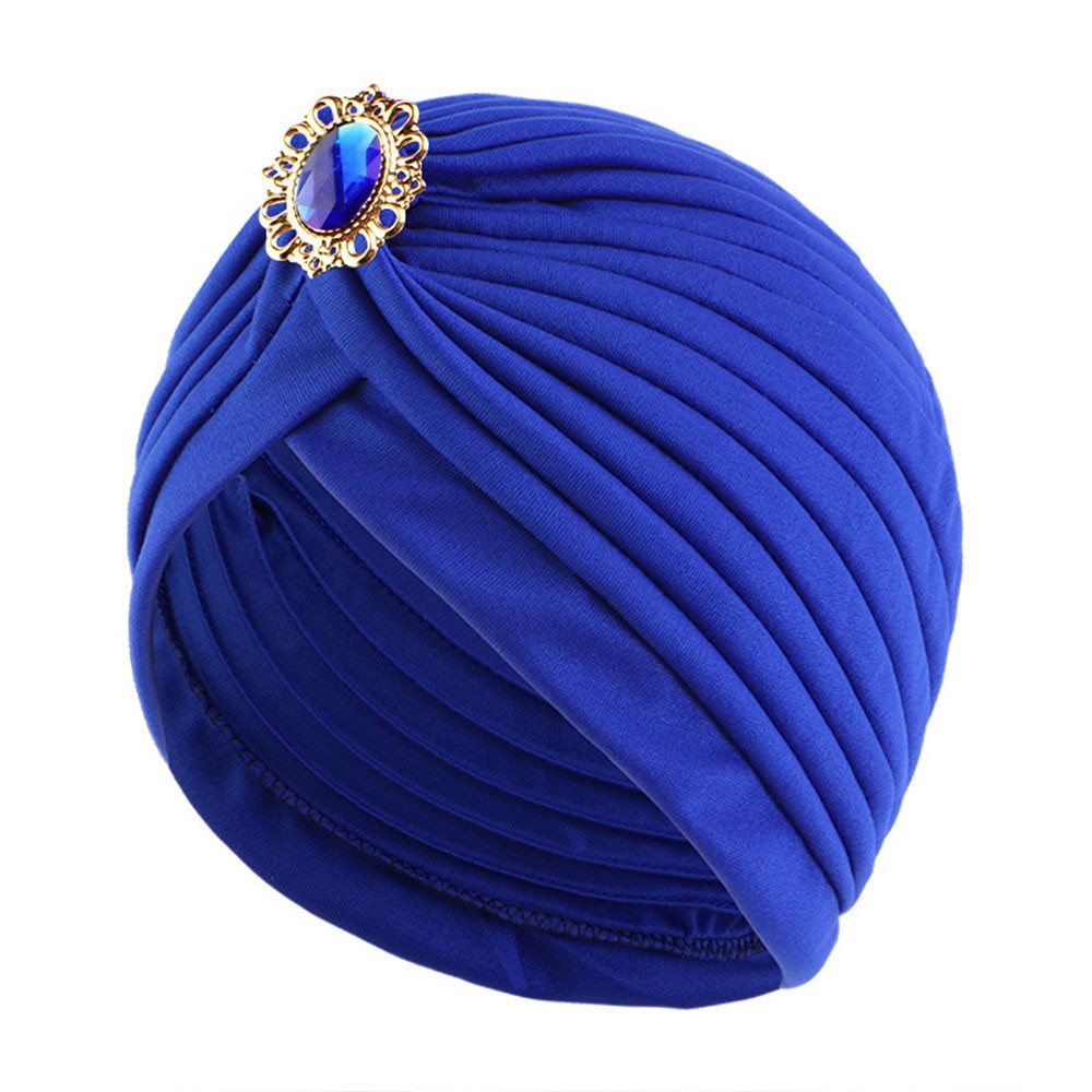 New Twist Retro Ethnic Turban Hat Turban Headwear Accessory Indian Hat Headband；