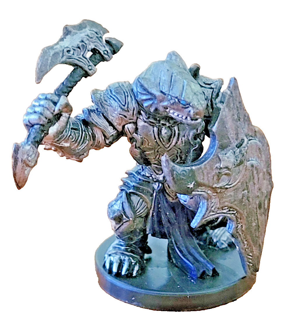 Dragonborn Fighter - War of the Dragon Queen # 4 R - D&D Miniatures - No card.