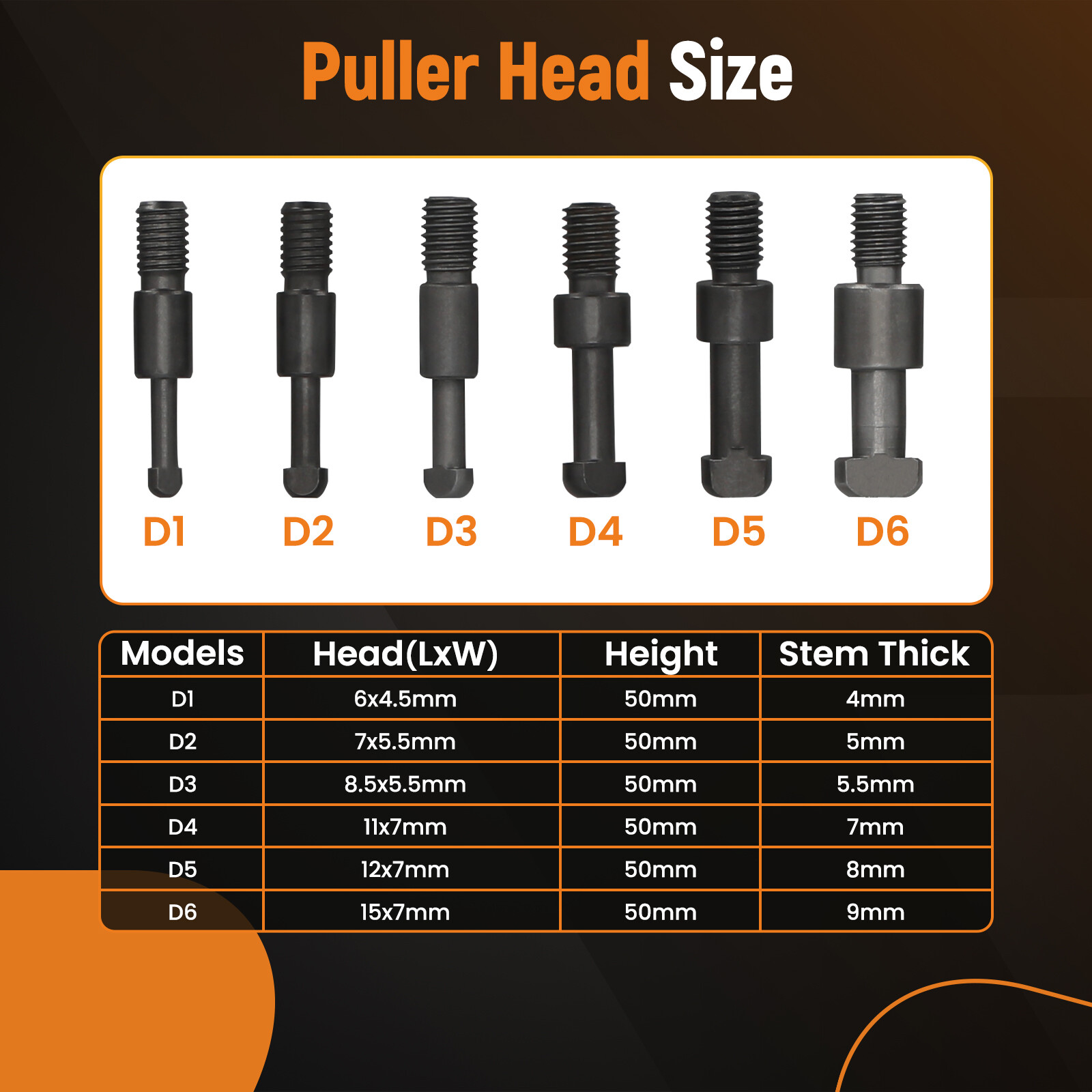 Three-jaw Puller Kit Inner Hole Removal Tool Bearing Disassembly with Box
