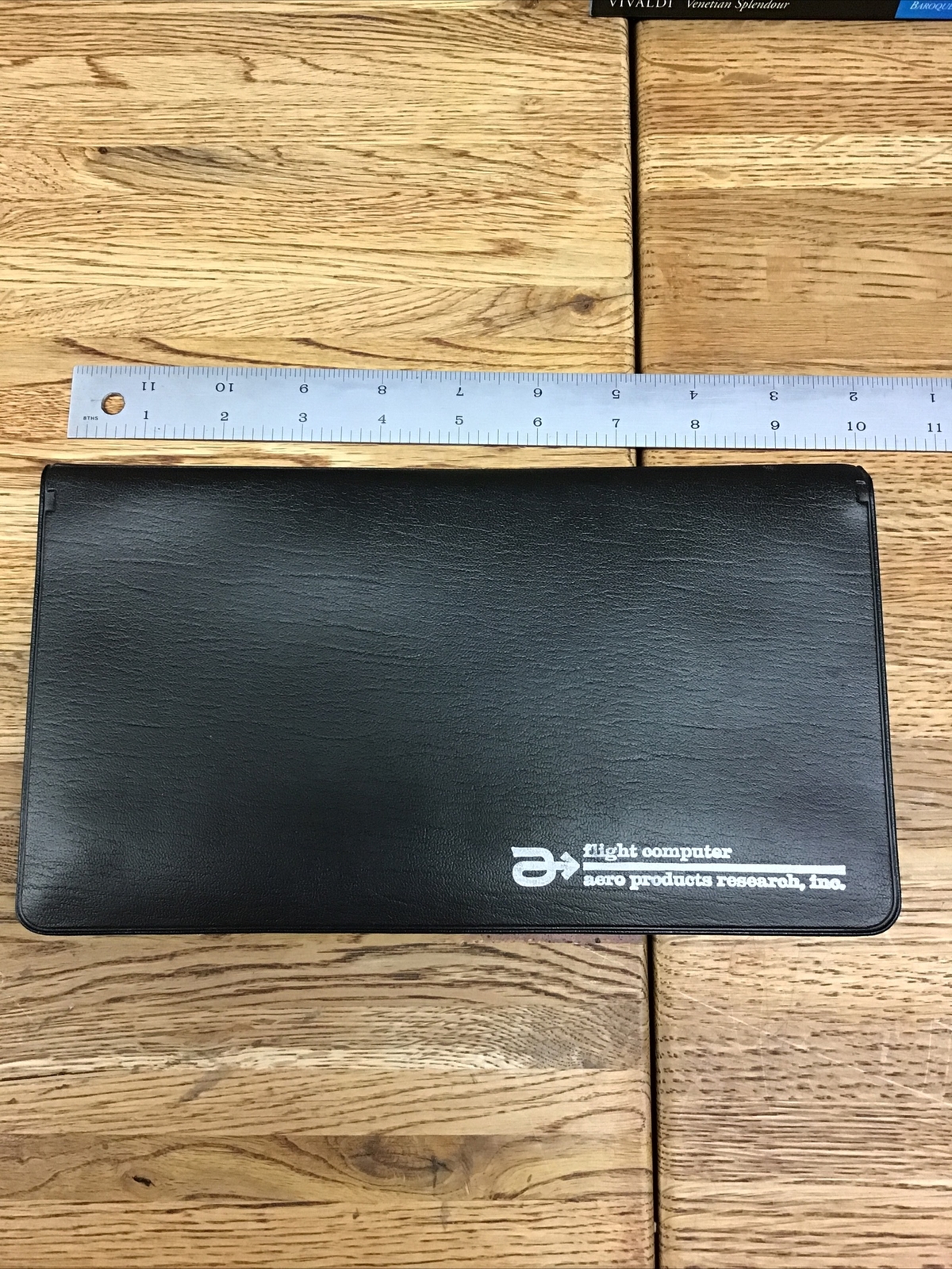 Aero Products Research E6-B2 Aluminum Flight Computer With Booklet And Case LL1