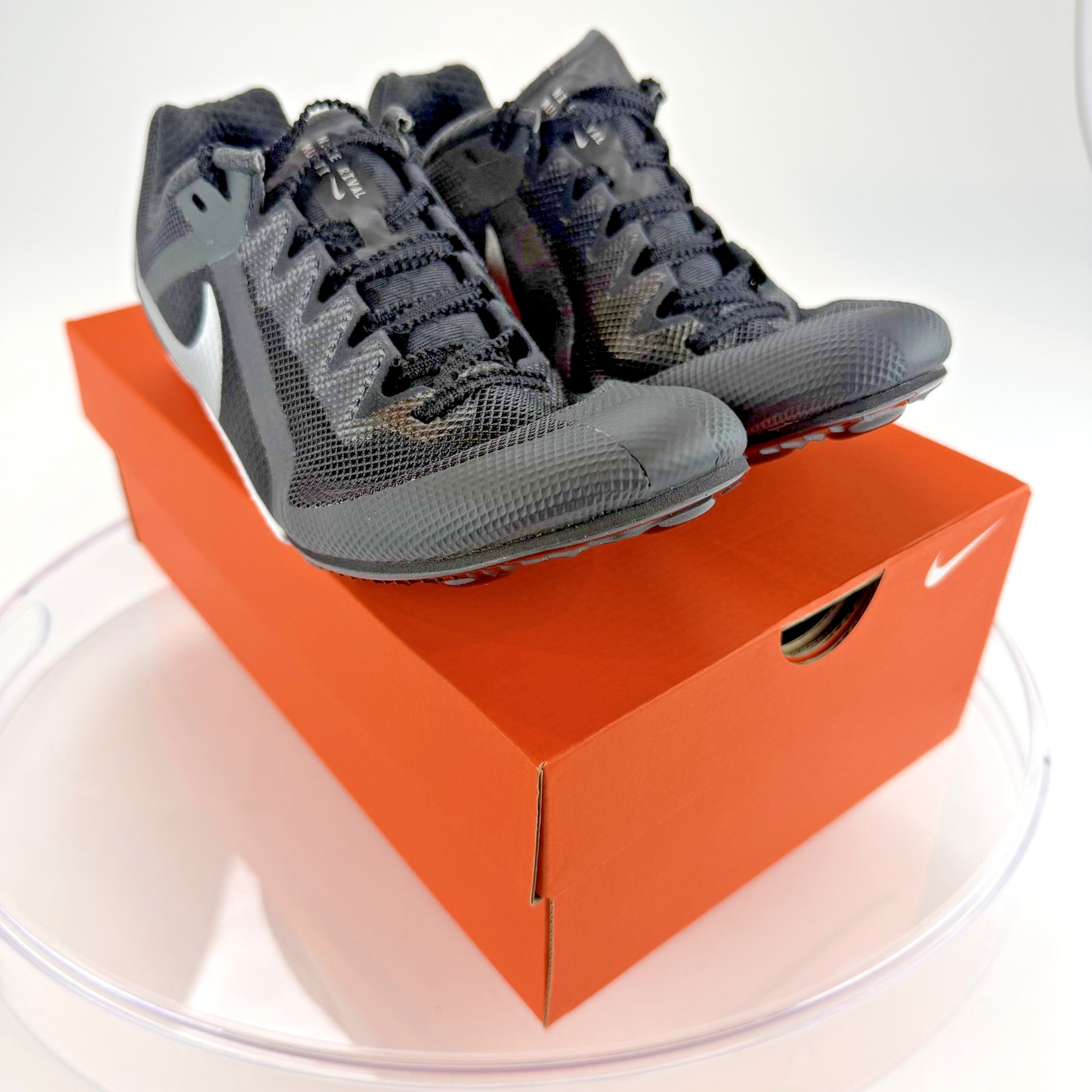 Nike Zoom Rival Multi Track Spikes Black Silver DC8749-001 Mens NIB