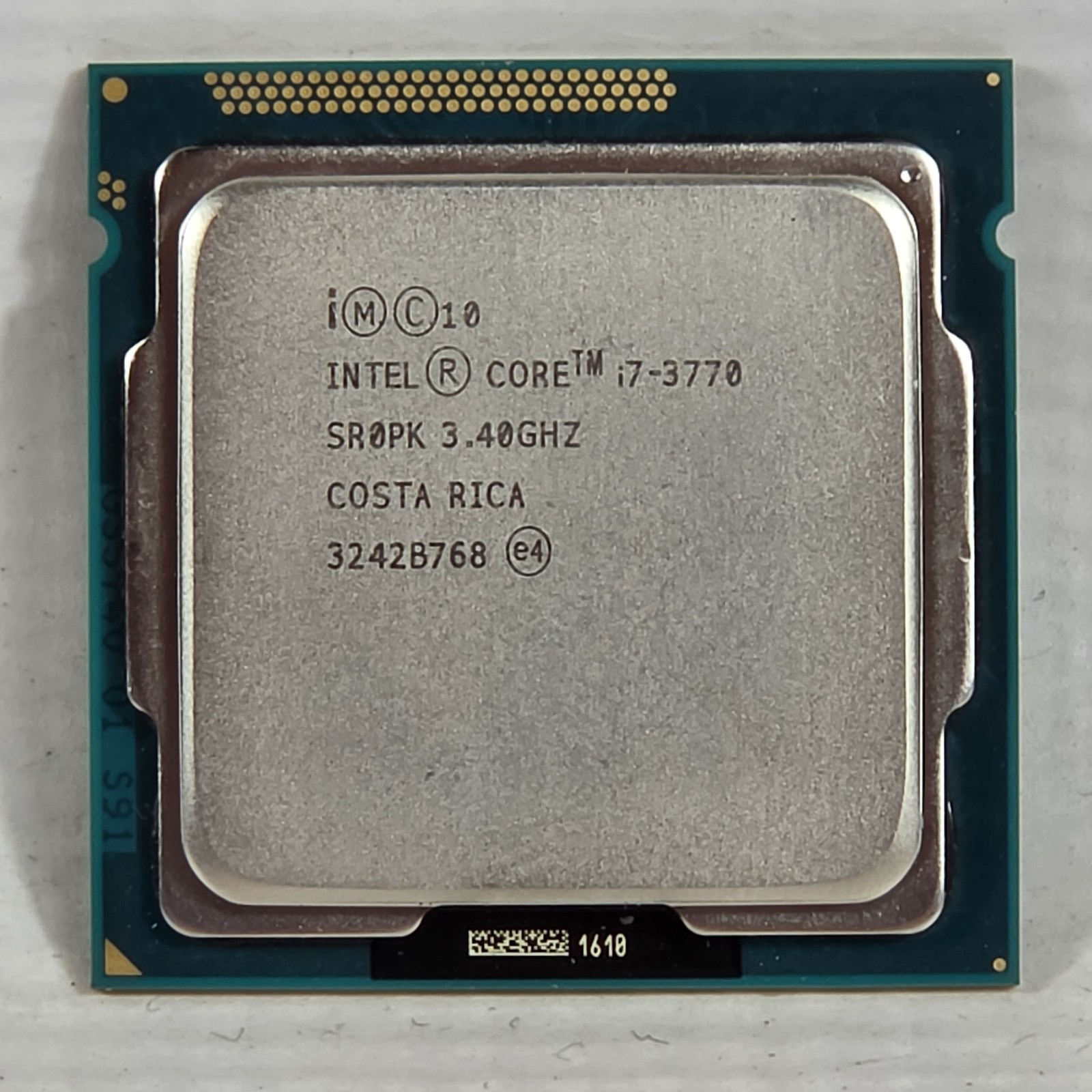 Intel Core i7-3770 3.40GHz Quad-Core CPU Processor SR0PK LGA1155 - CPU497A