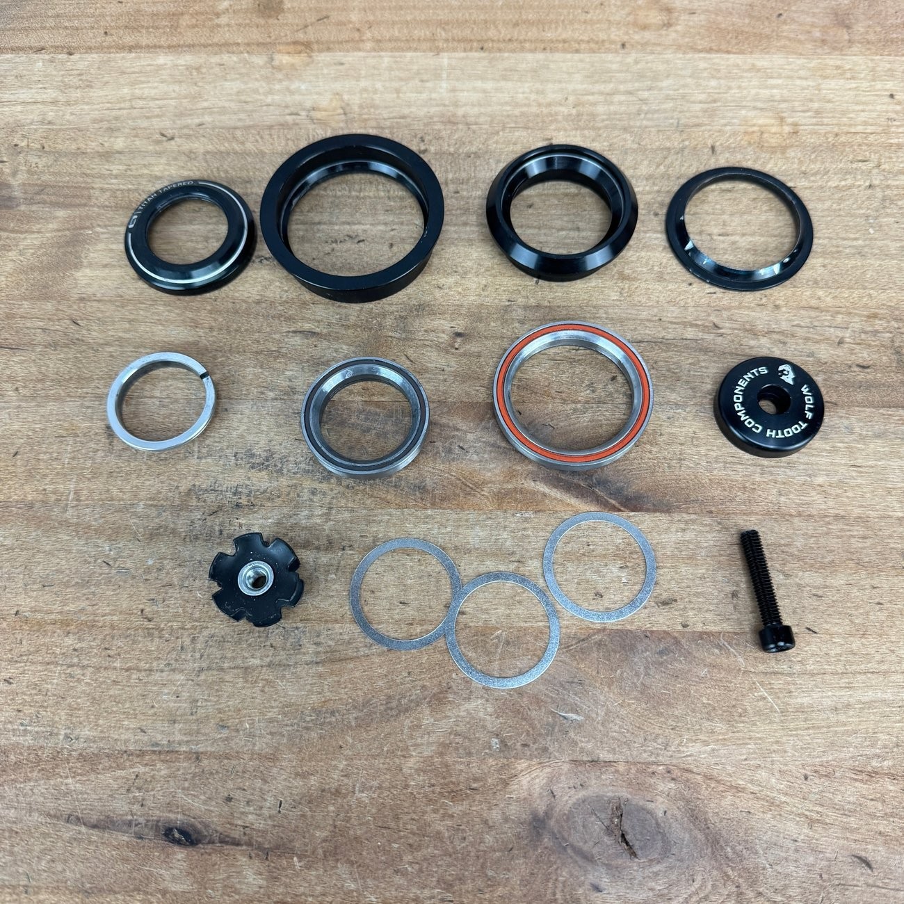 Mondraker MONP-099-19105 Geo Kit for Headtube 130mm + Titan Tapered Headset