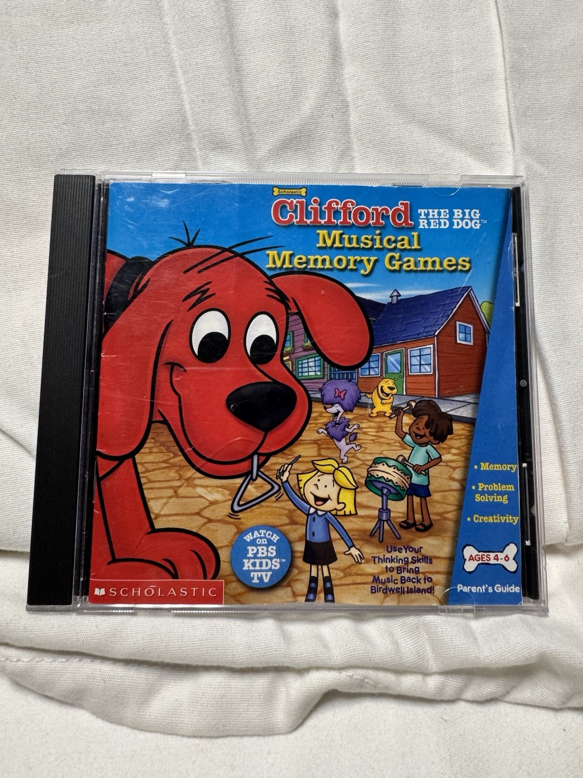 Clifford Musical Memory Games PC CD ROM Scholastic Ages 4-8 Educational Software