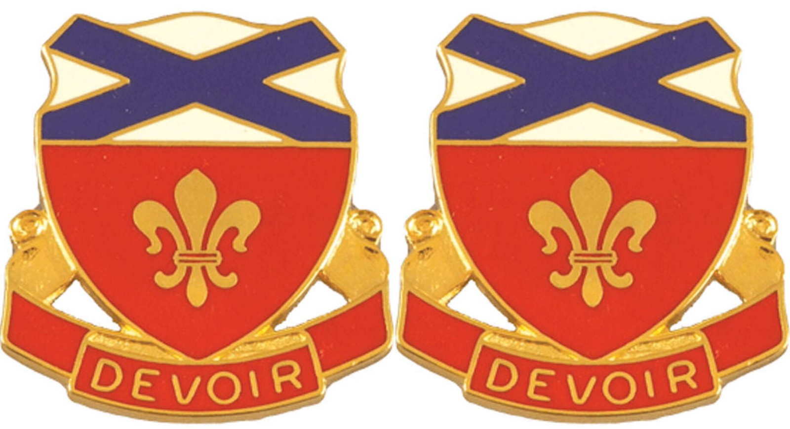 242nd ENGINEER BATTALION Distinctive Unit Insignia - Pair