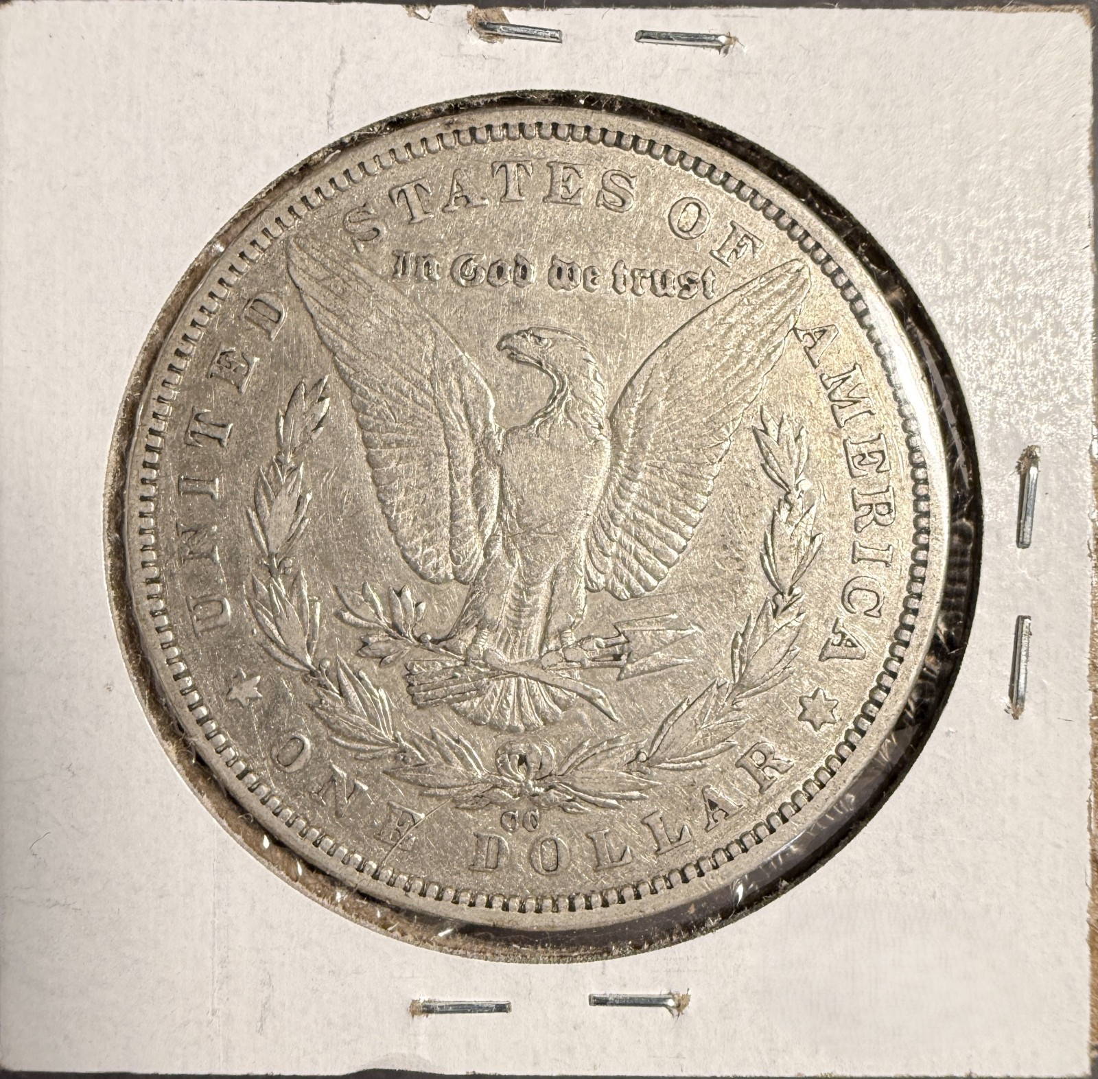 1890-CC Morgan Silver Dollar, Nicely Circulated, (17702) Key Date