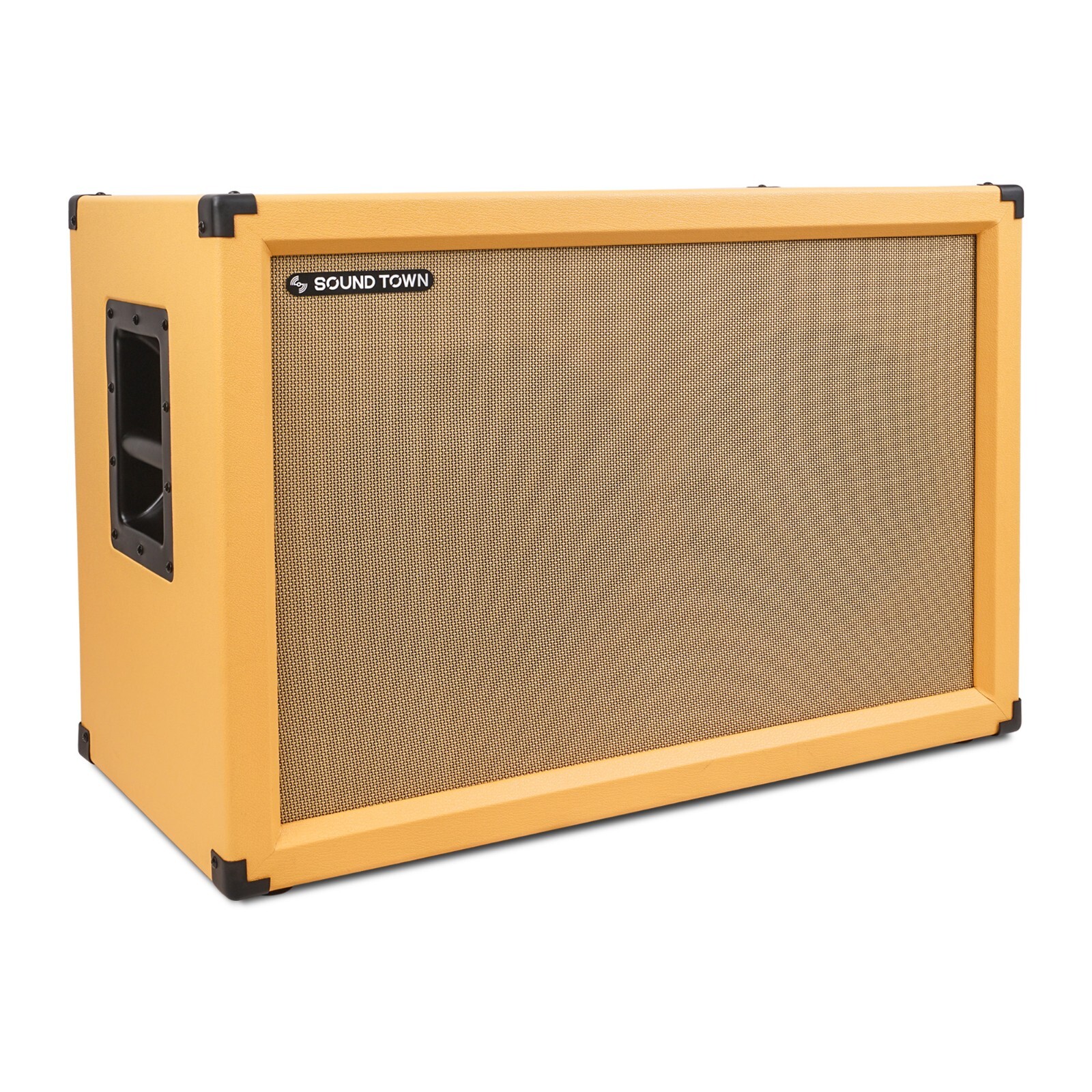 Sound Town 2 x 12" Guitar Speaker Cabinet, Birch Plywood Orange Tolex (GUC212OR)