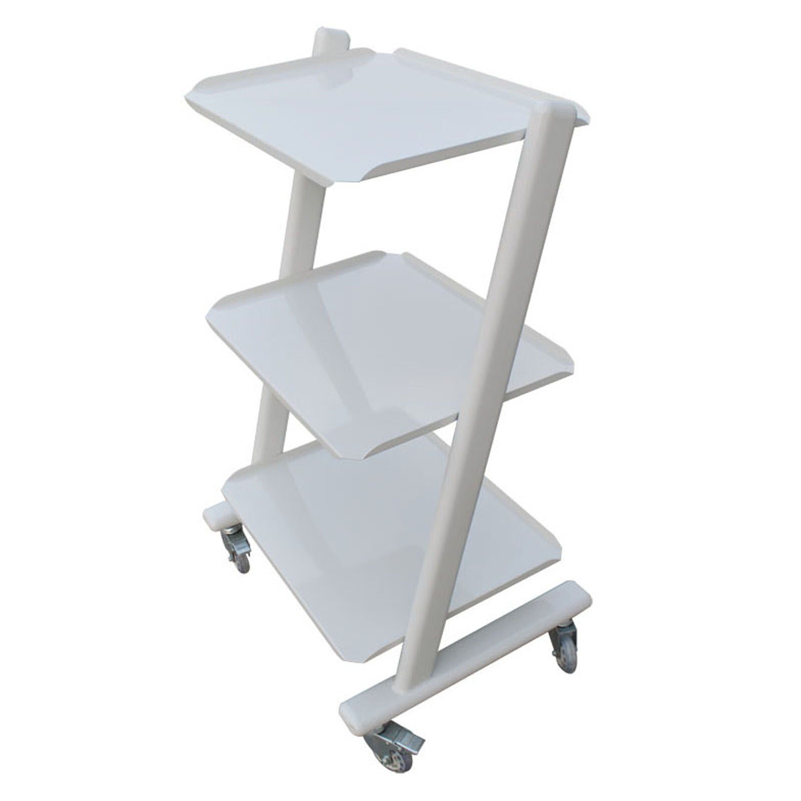 3 Layers Mobile Storage Cart Medical Steel Trolley Surgical Equipment Trolley