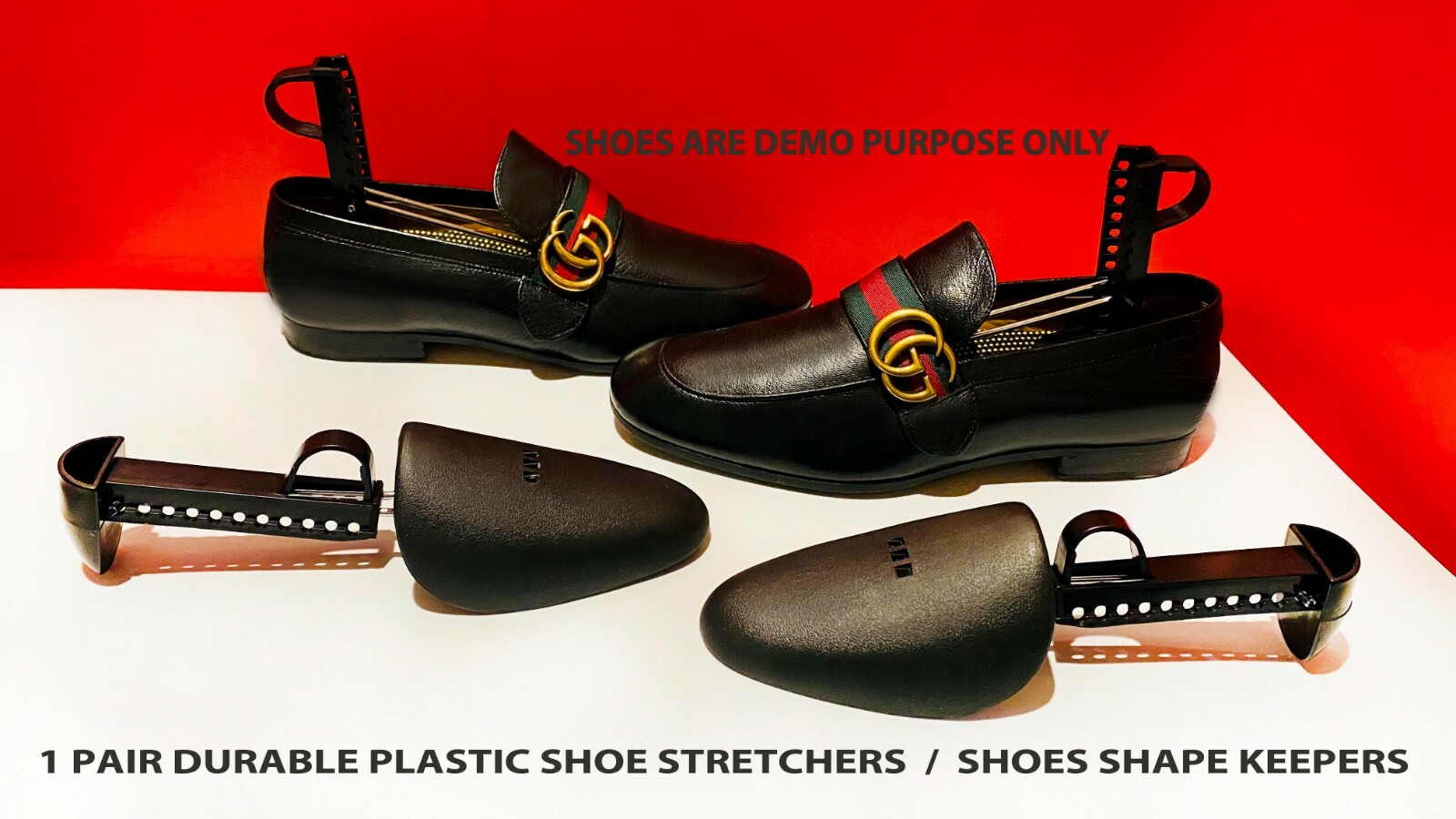 1 PAIR ADJUSTABLE HEAVY DUTY PLASTIC MEN / WOMEN SHOE STREATCHER SHAPE KEERERS