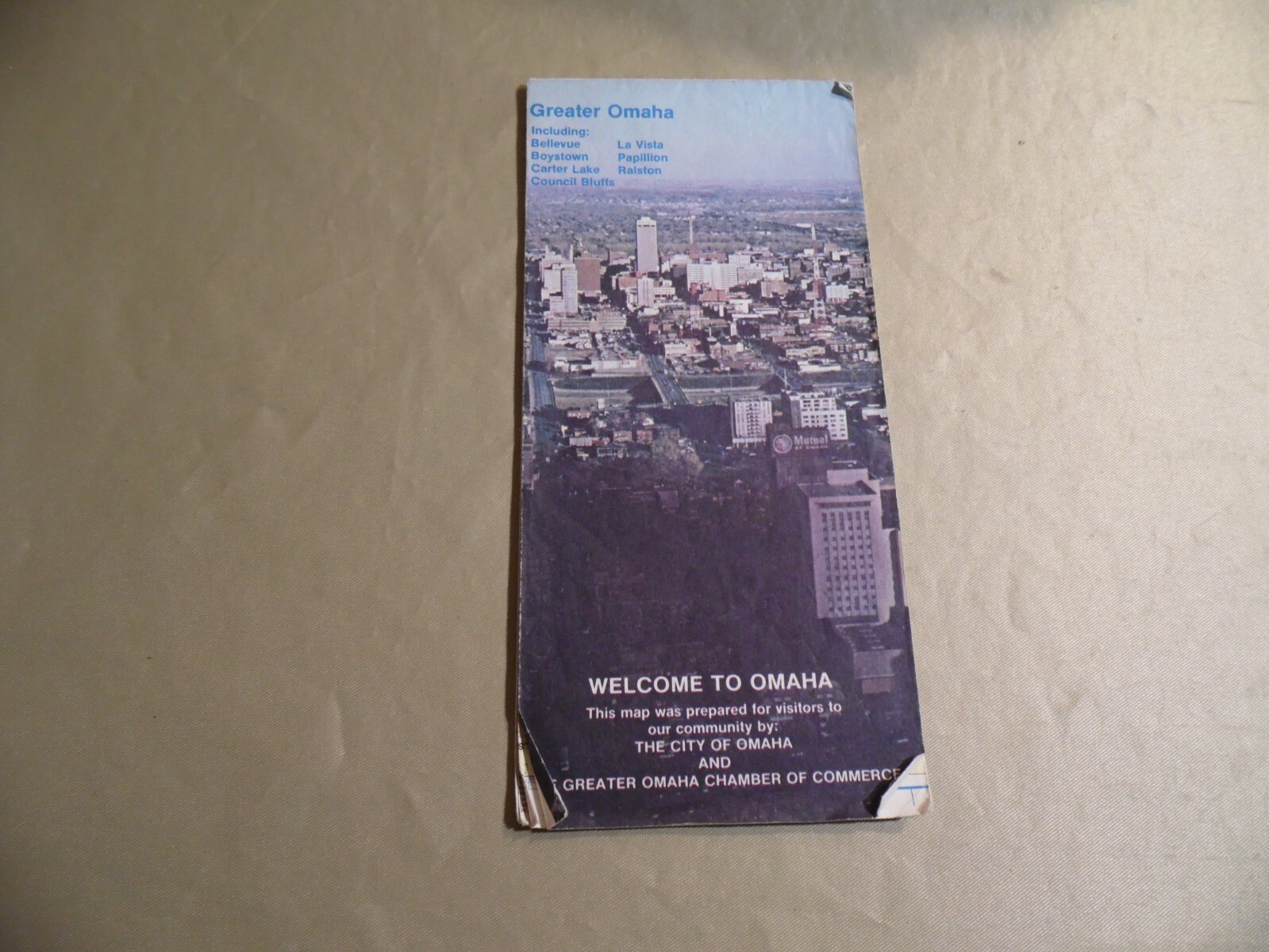 Greater Omaha Map by Omaha Chamber of Commerce / Free Domestic Shipping