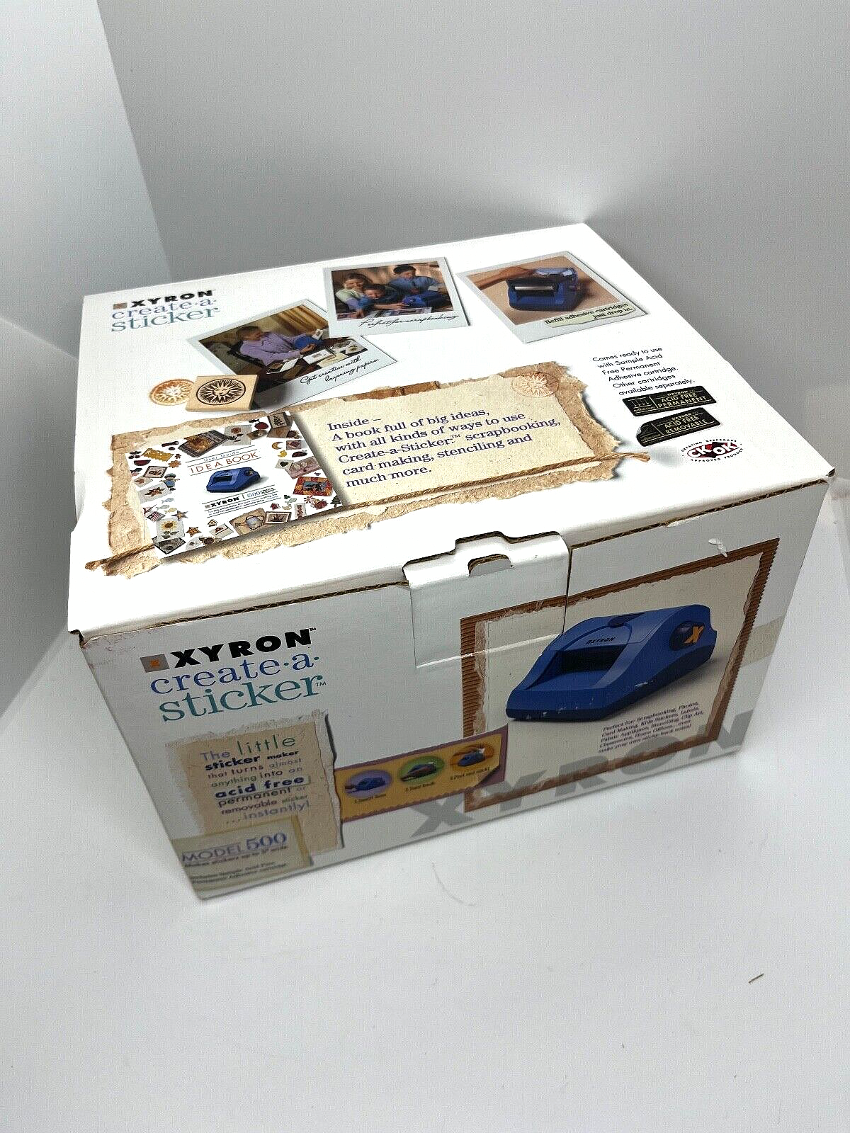 Xyron Create A Sticker Model 500 Sticker Maker Machine Scrapbooking Crafts