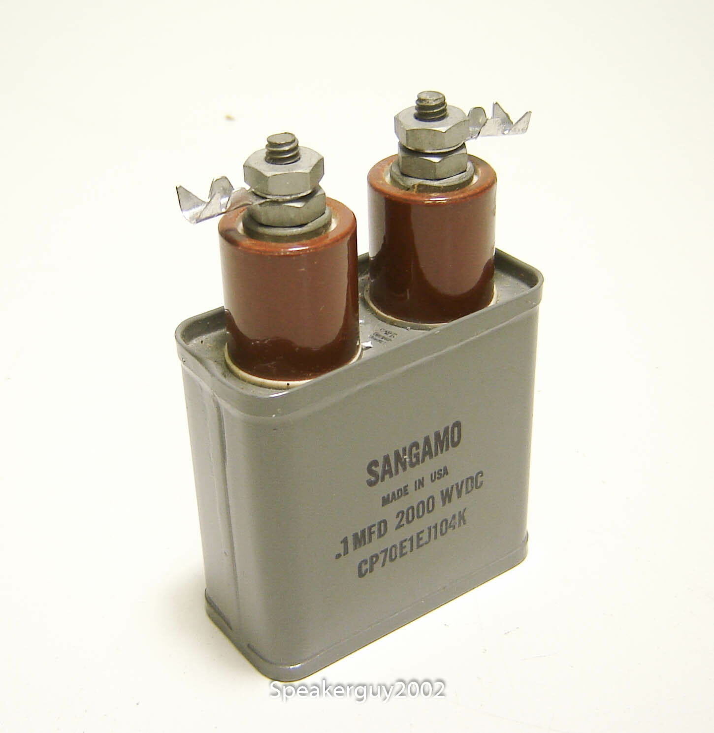 NOS Sangamo PIO Capacitor / 0.1 MFD  2000 VDC / CP70E1EJ104K -- KTB3