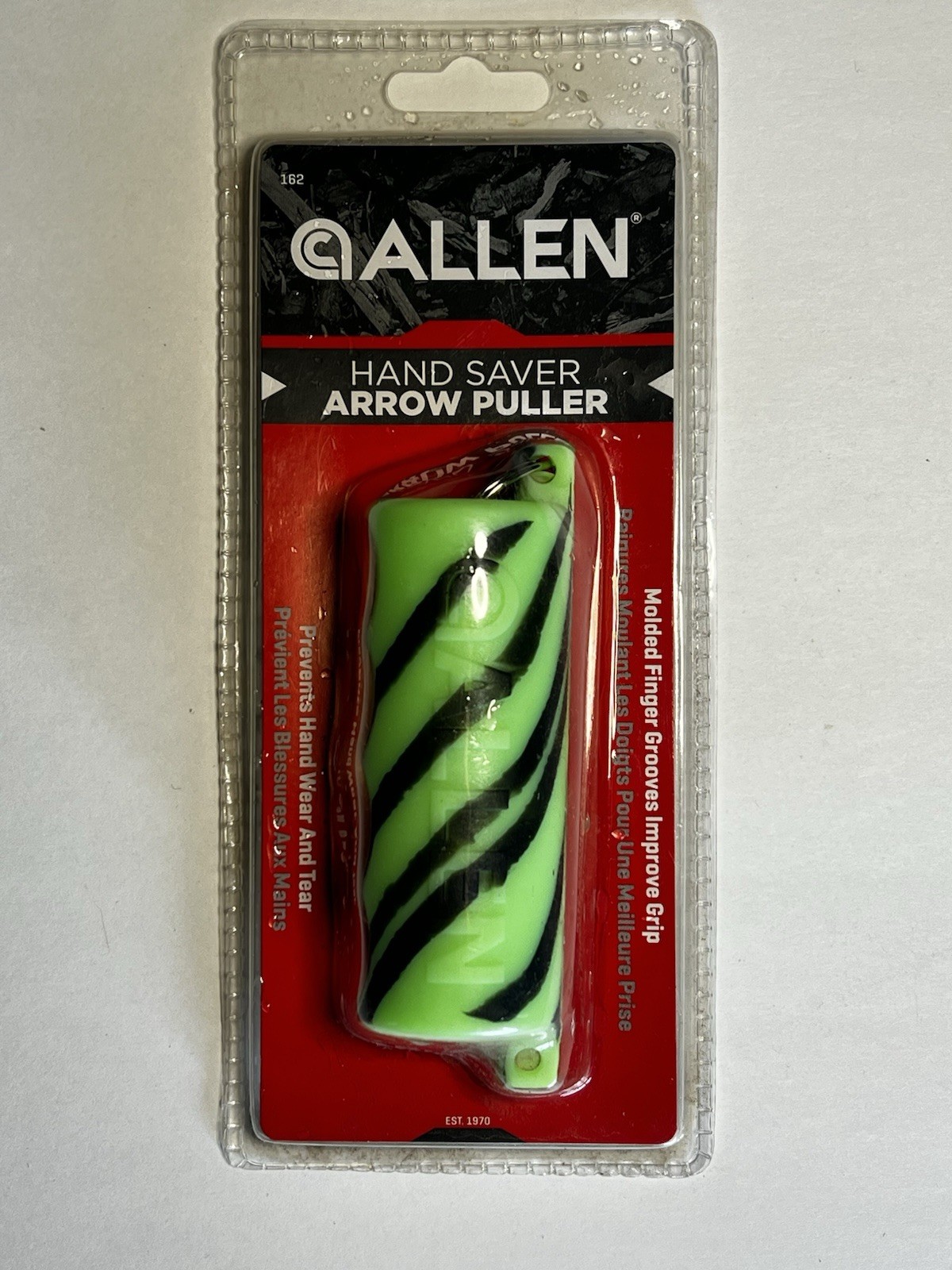 Allen 162 Arrow Puller Soft Rubber With snap Molded Handle Green / Black