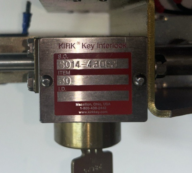 Kirk Key Interlock S014-43083 Safety Lockout Interlock Device