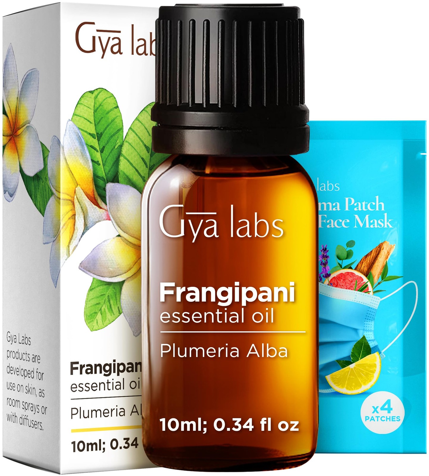 Frangipani Essential Oil Pure Floral Aroma Diffuser DIY Hair Skin Care 0.34oz