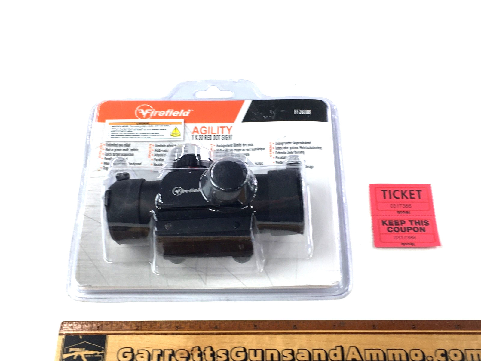 Firefield Agility Red Dot Sight 1X30MM Multi-Reticle Red/Green FF26008 317386