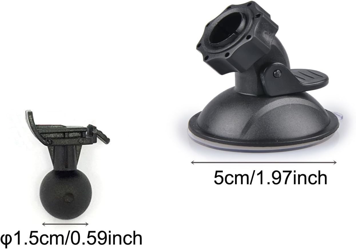 Versatile 360° Dash Cam Mount with 14 Removable Joints for Ultimate Flexibility