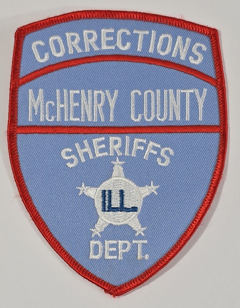 McHENRY COUNTY, IL ILLINOIS SHERIFF'S DEPT DOC CORRECTIONS POLICE SHOULDER PATCH