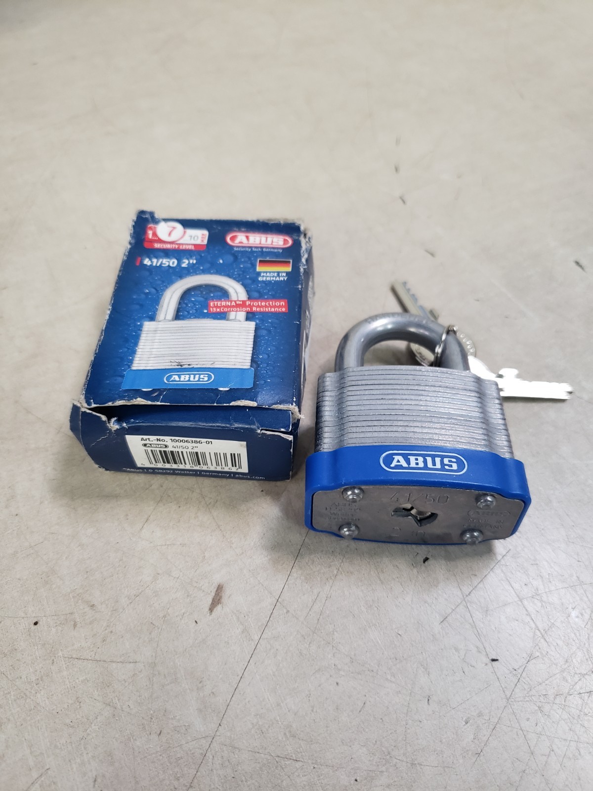 Abus Eterna Laminated Padlock 41/50 (41-50)