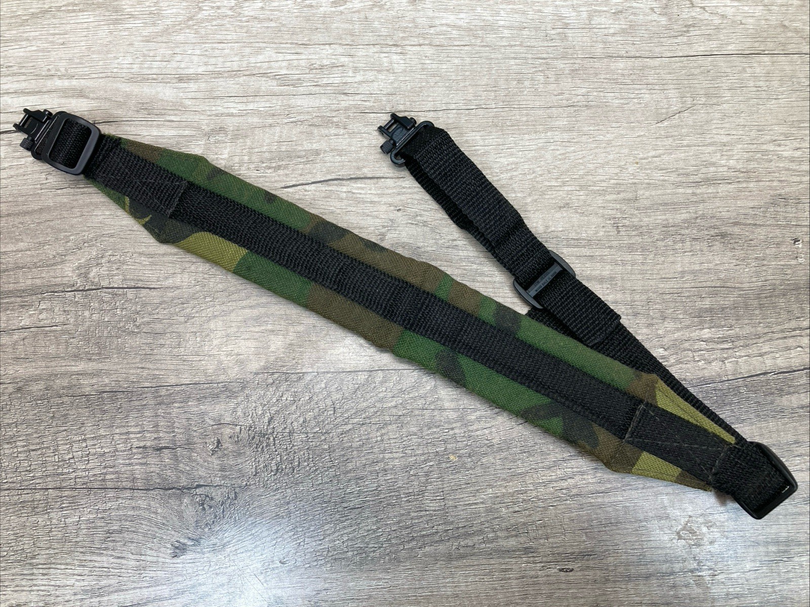 VTG Woodland Camo Padded Rifle Shotgun Hunting Sling with Swivels