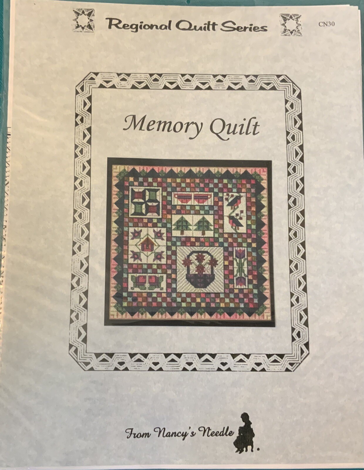 Nancy’s Needle Needlepoint Chart “Memory Quilt”