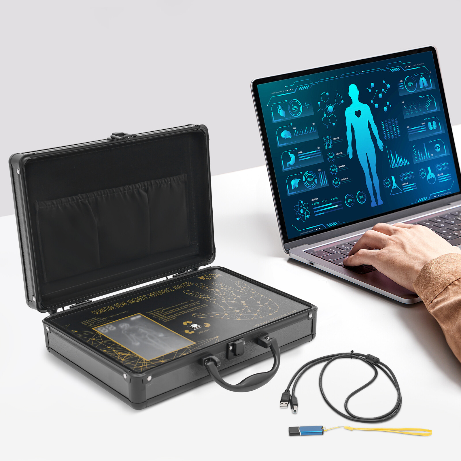 Quantum Magnetic Resonance Body Analyzer Quantum Resonance Magnetic Scanner NEW