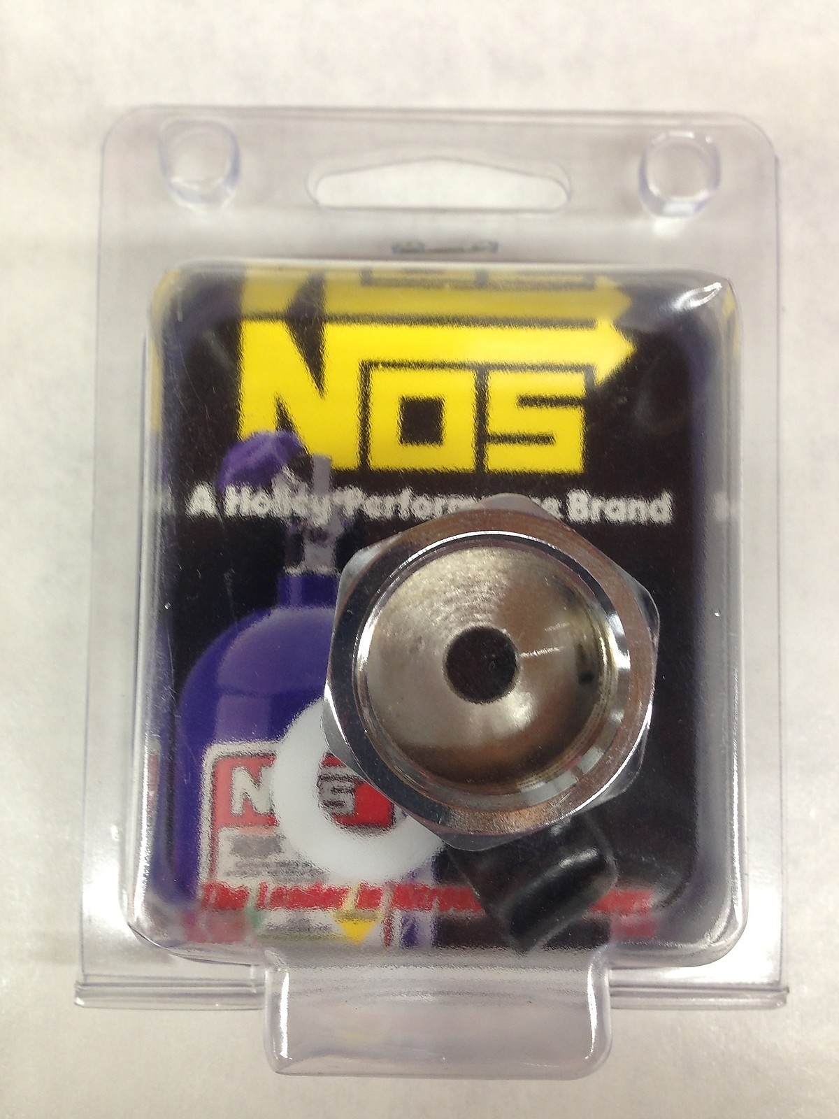 Nitrous Oxide Systems Genuine NOS16220 -4AN-660 Bottle Nut adapter w/ washer&cap