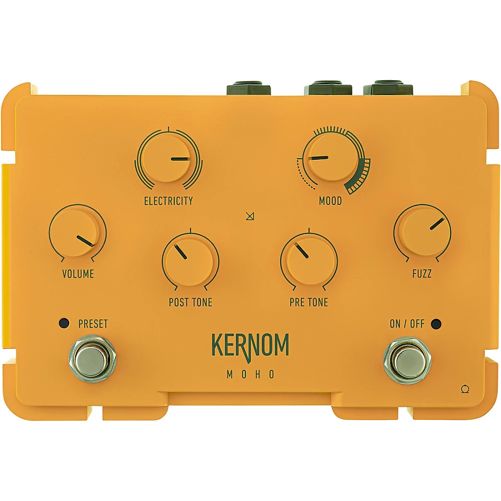 Kernom Pedals Moho Fuzz Effects Pedal Yellow