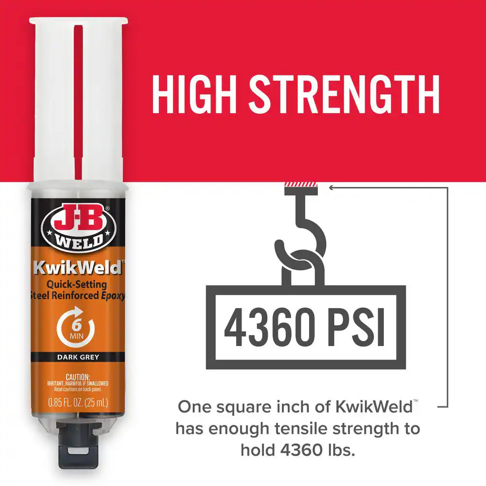 Kwikweld 0.1 Oz. Epoxy Syringe