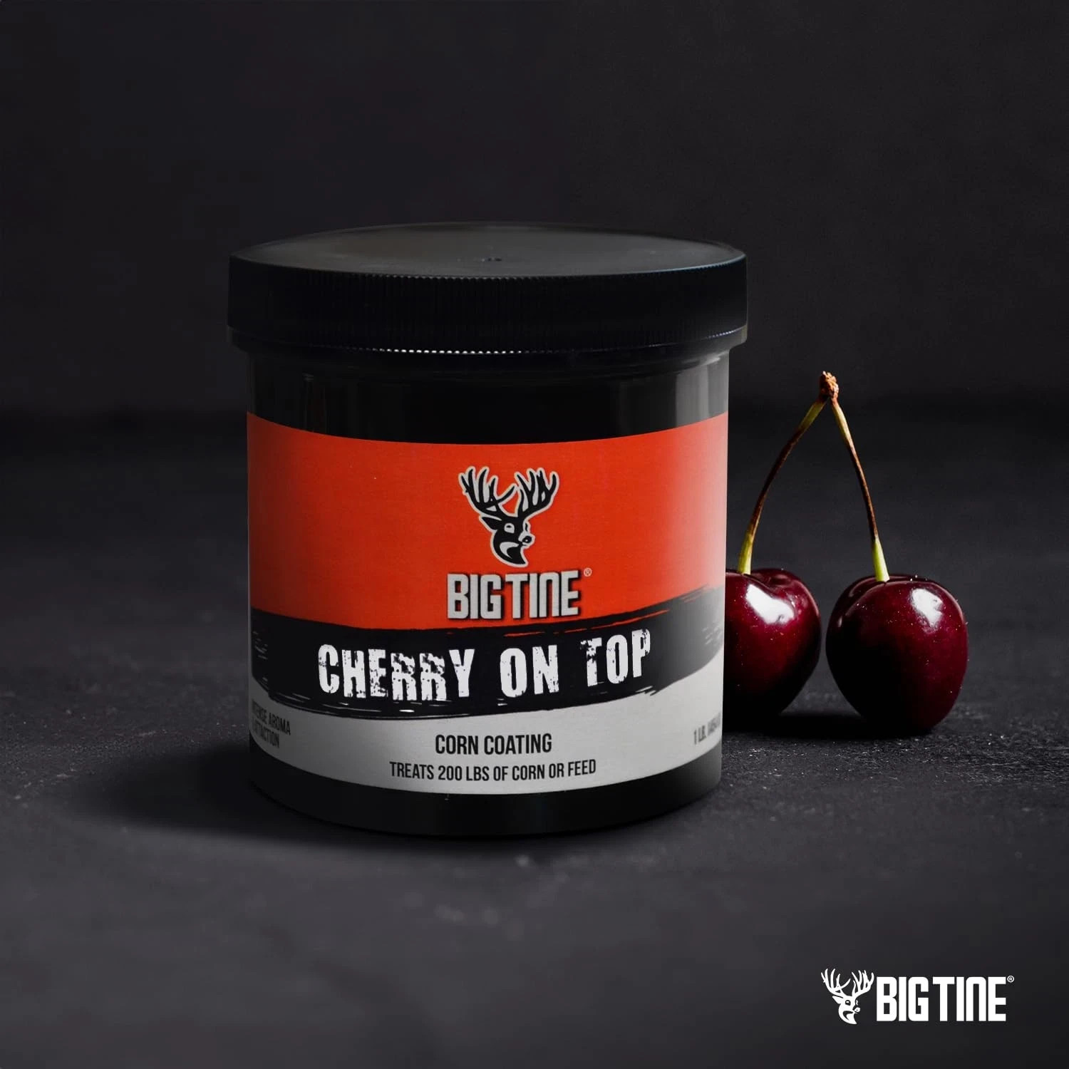 Big Tine Cherry On Top Super Concentrated Corn Coating for Deer Feed 1 Count