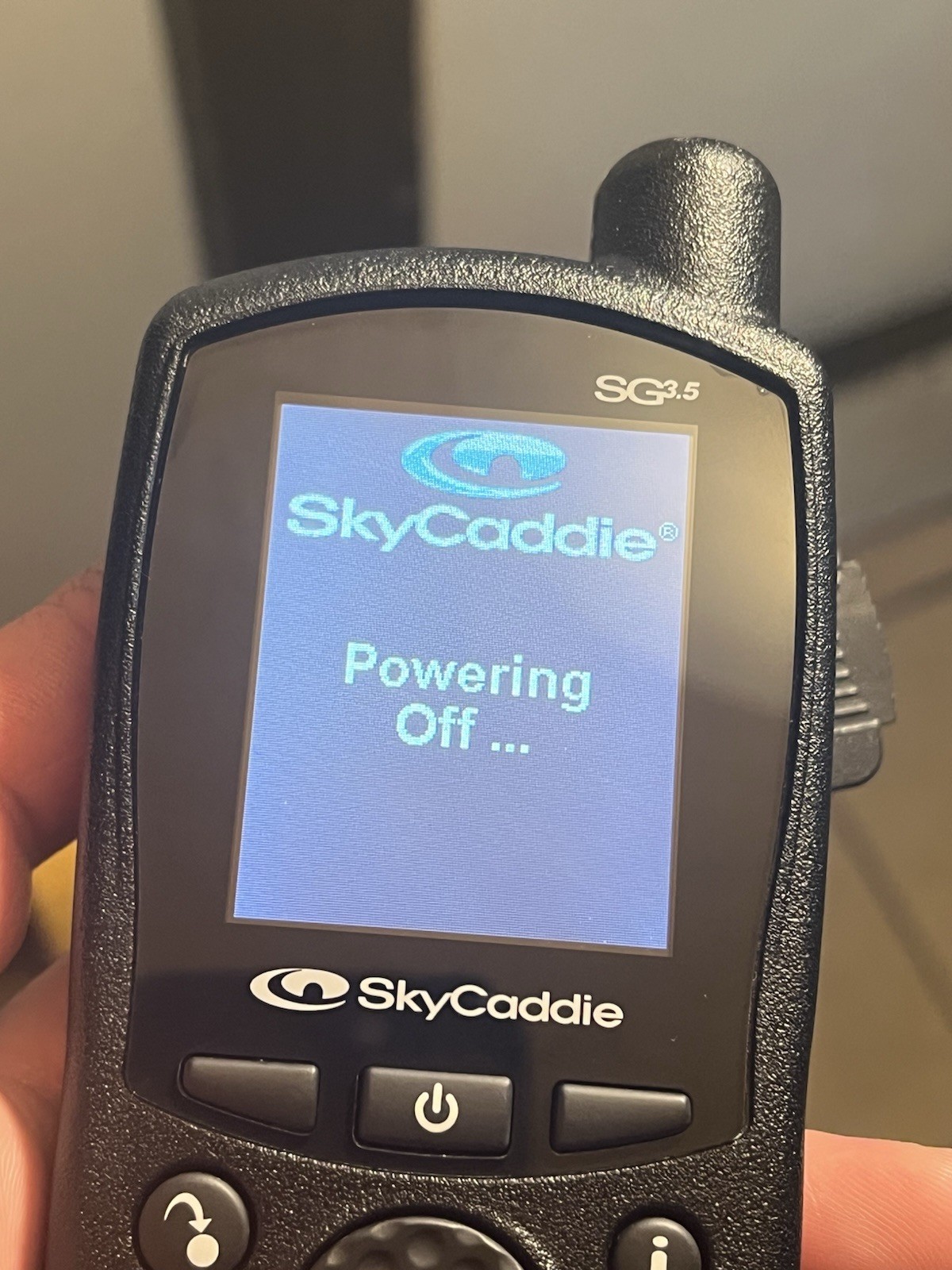 SKYCADDIE SG3.5 Golf GPS Rangefinder & Usb Adapter. Powers On