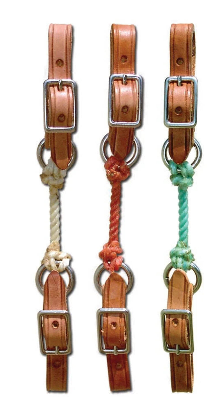 Berlin Custom Leather & Rope Curb Strap