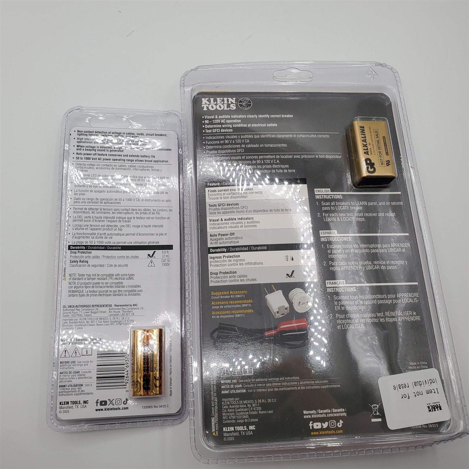 Klein Tools 80064 AC Circuit Breaker Kit, 3-Piece