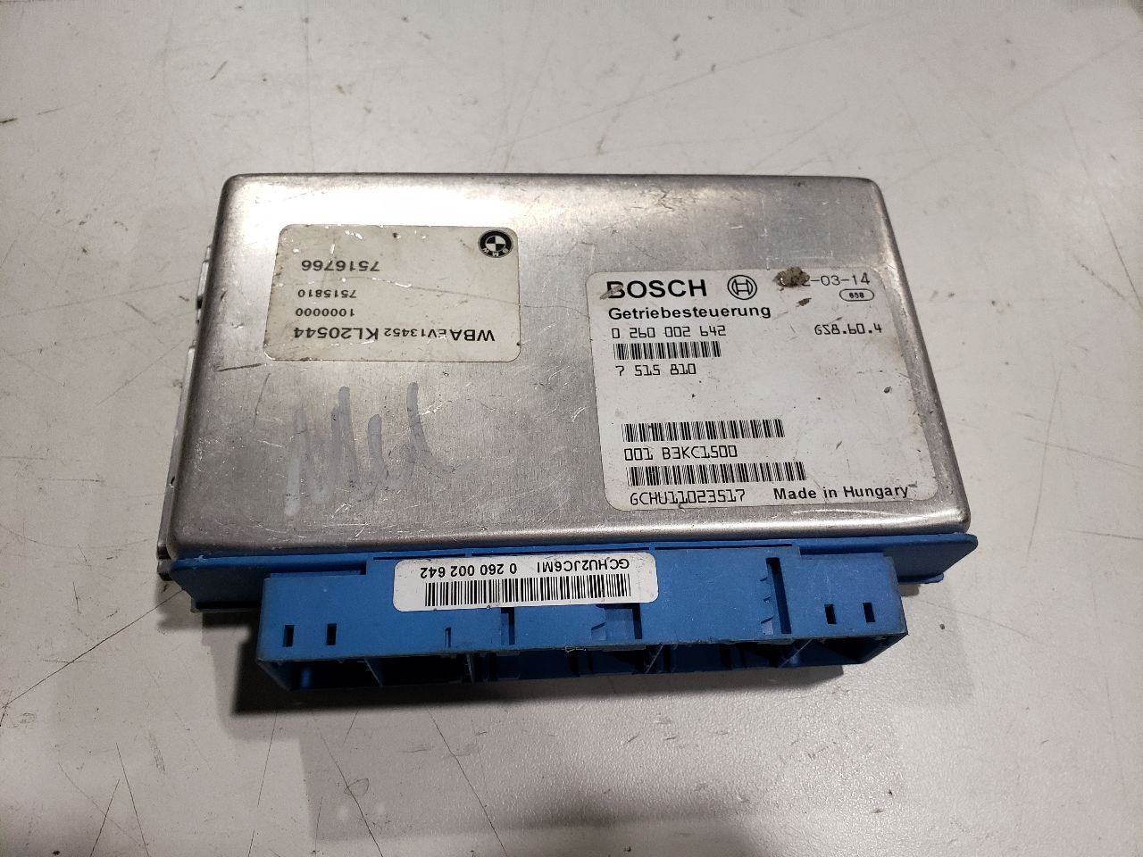 Transmission Control Module TCU - 2002 BMW 320I Sedan - 01-04 OEM 7515810