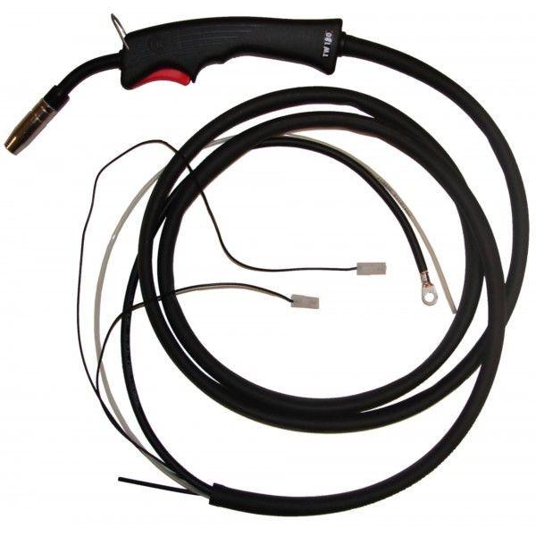 Welding gun, welding machine