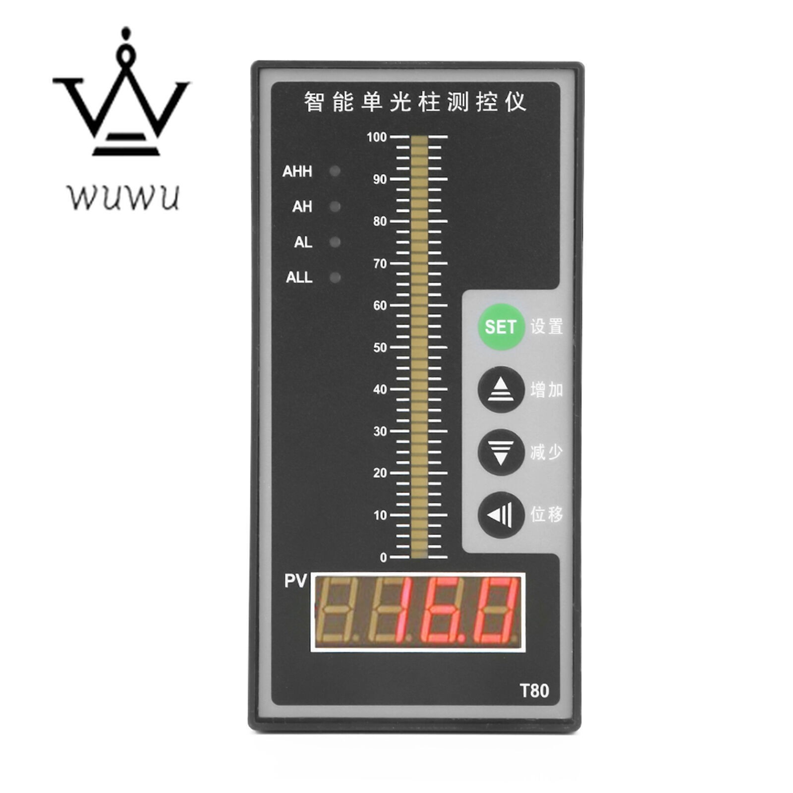 T80 4‑20MA 220V Water Level Light Column Display Intelligent Pressure Contorller