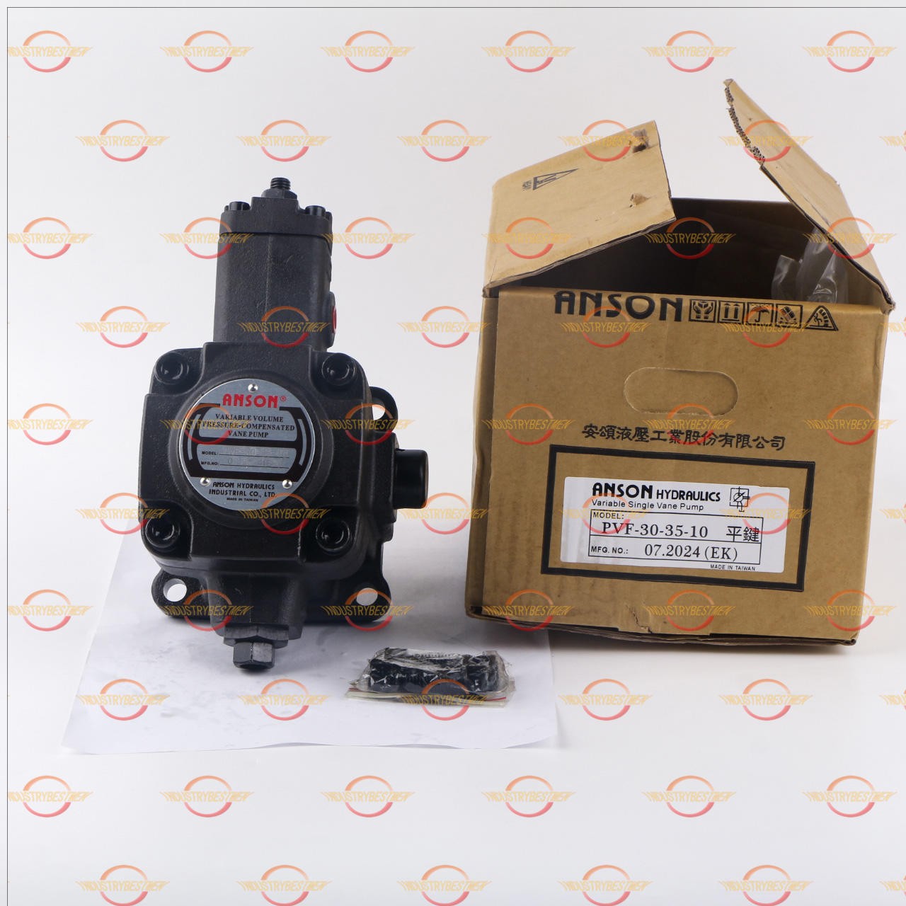 1PCS ANSON PVF-30-35-10 Variable Volume Pressure-Compensated Vane Pump New