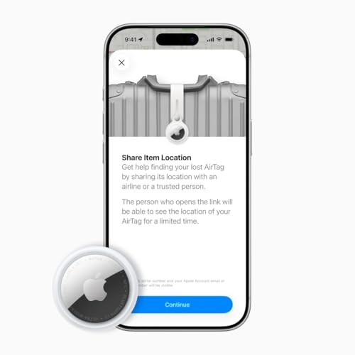 AirTag (2nd Generation): Tracker for Keychain, Wallet, and More; 1 Pack