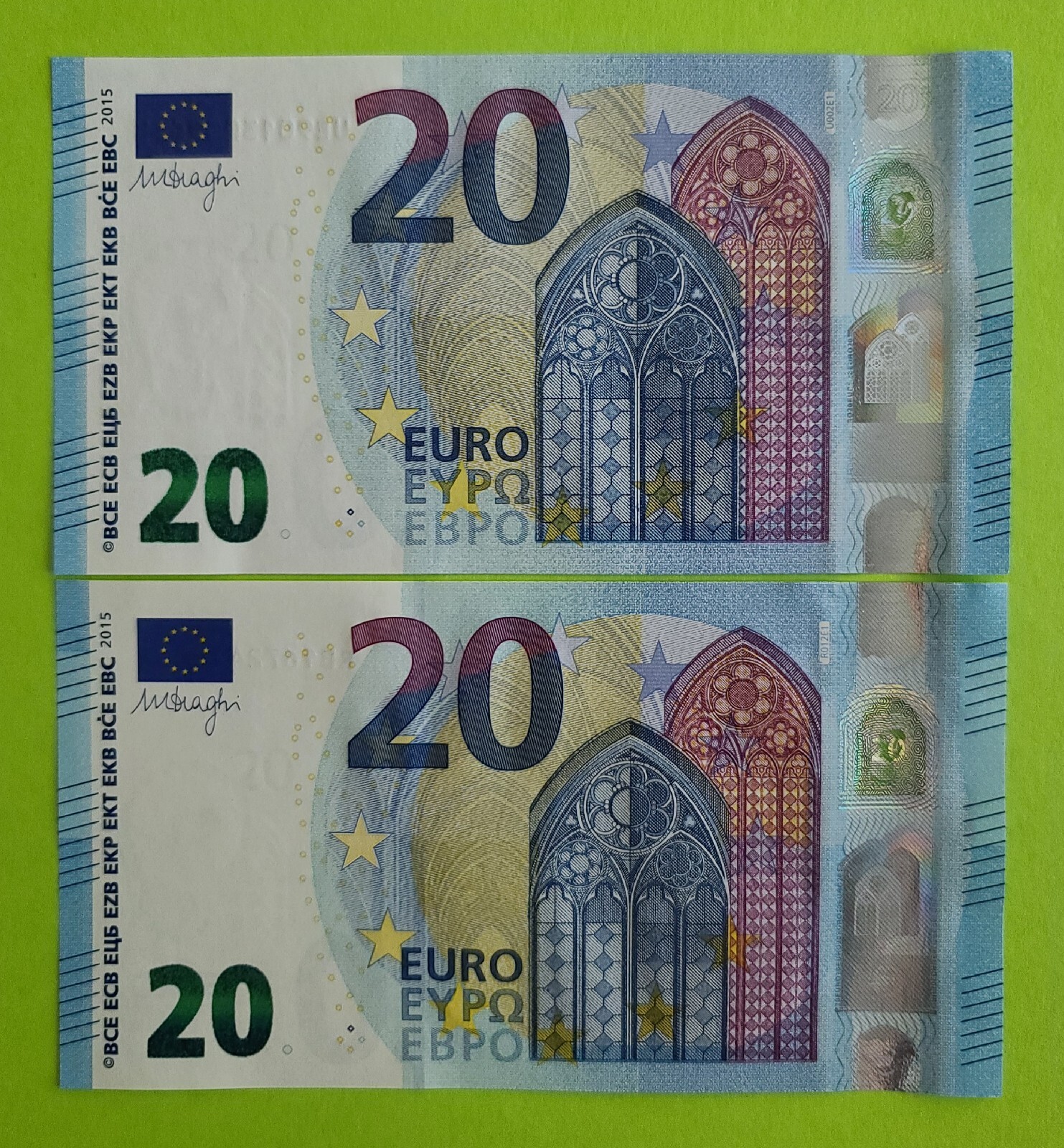 European Union/ Germany, France 20 Euro 2014 P22r, 22u UNC
