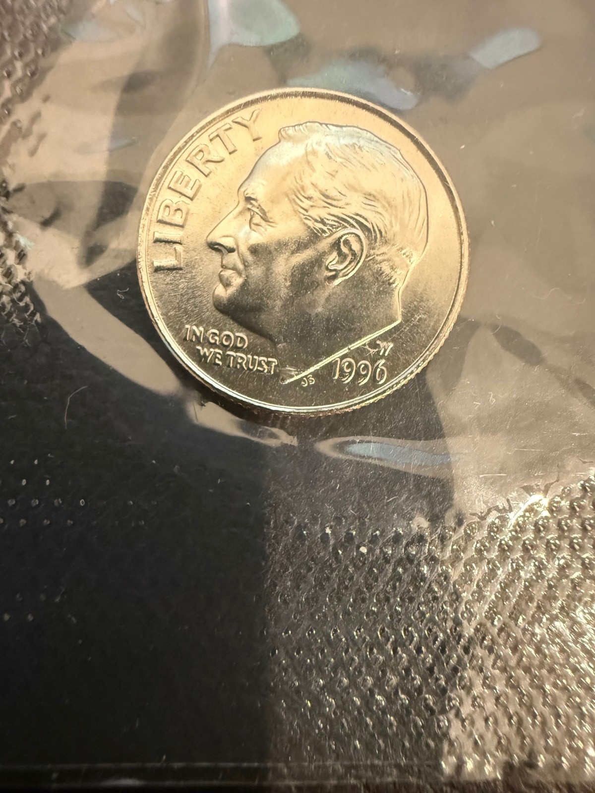 1996 W Roosevelt Dime 10C 50th Anniversary SEALED MINT CELLO