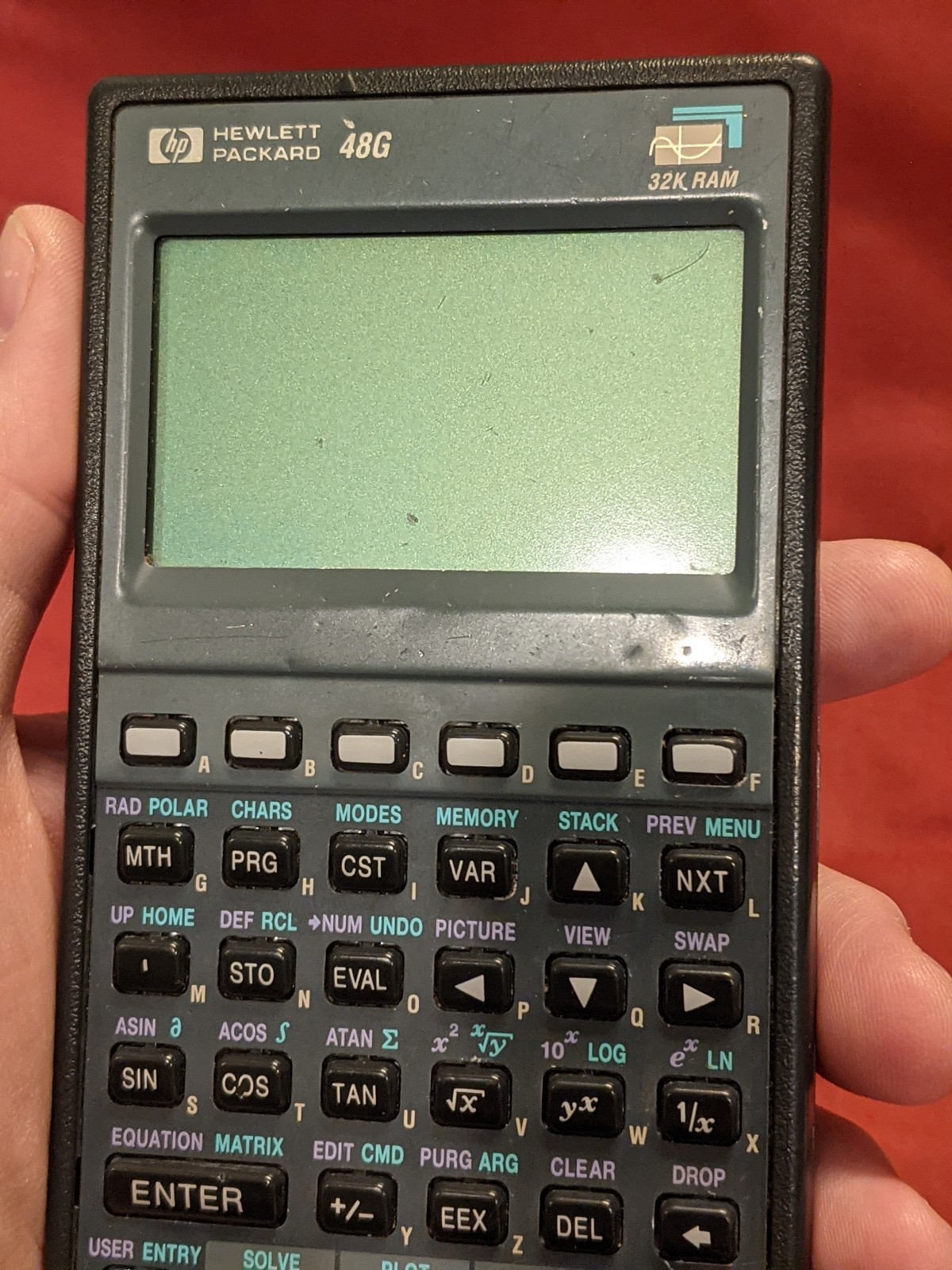 HP 48G Graphing Scientific Calculator Gray 32K RAM Nice!