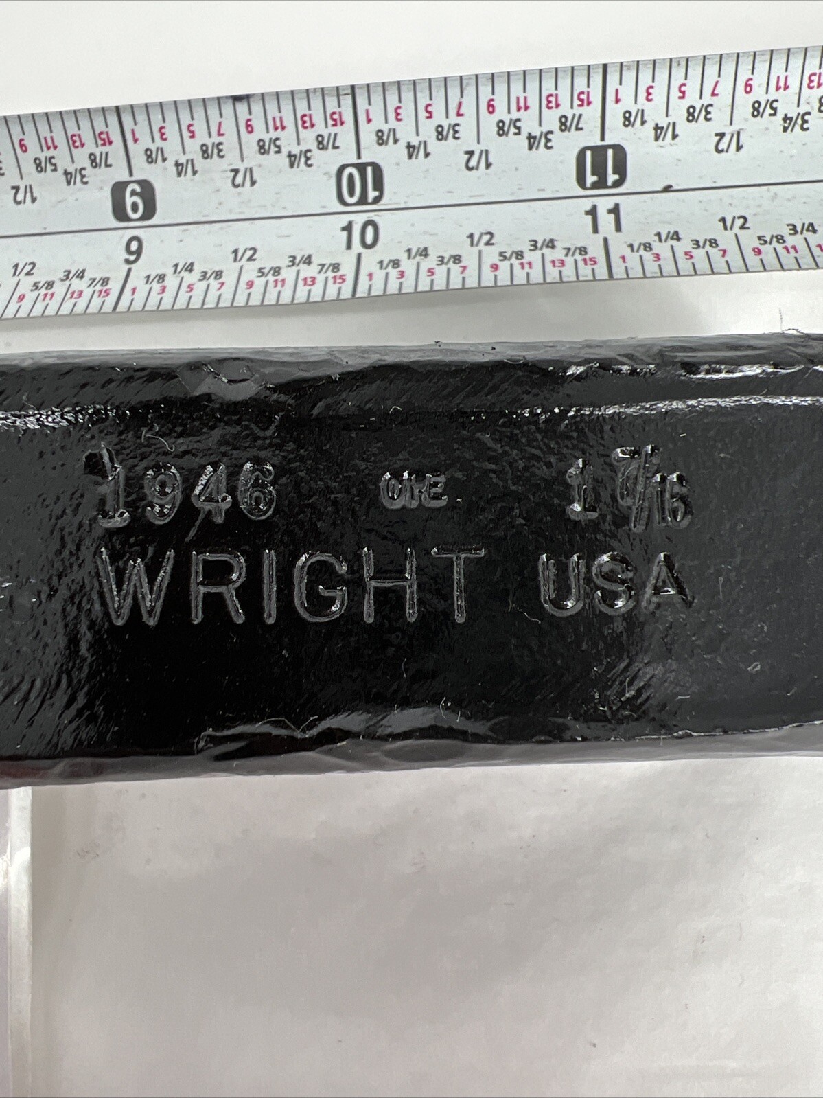 Wright Tool 1946 1-7/16" 12 Point Striking Face Box Wrench Offset Handle