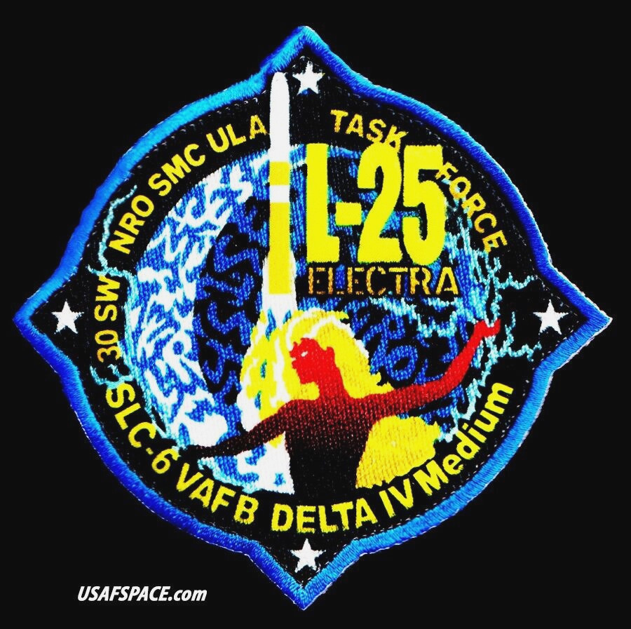 NROL-25-DELTA-IV Launch VAFB ULA USAF DOD NRO Classified SATELLITE Mission PATCH