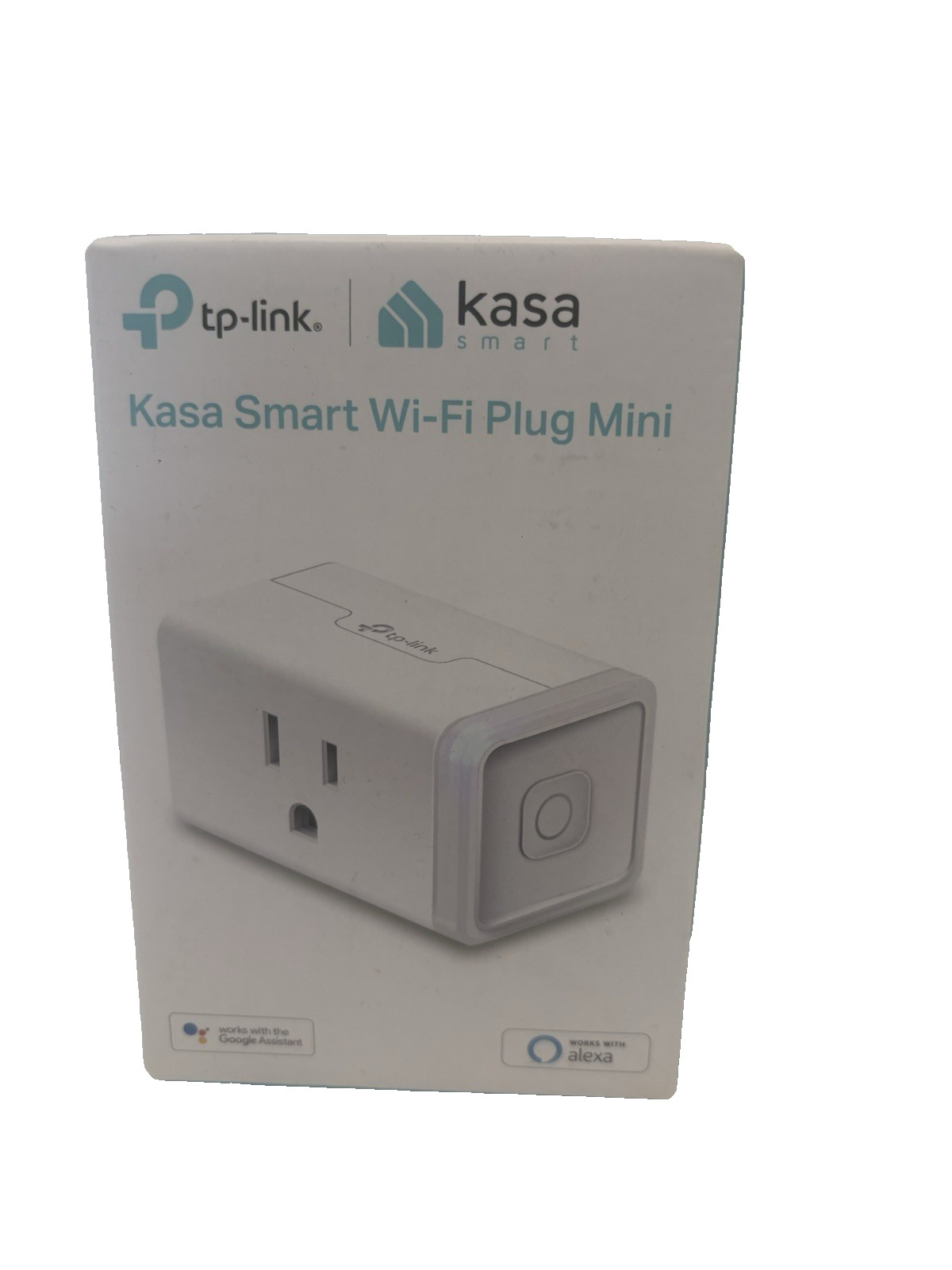 Kasa Smart Wi-Fi Plug Mini - White Model HS105, Works with Alexa & Google Asst
