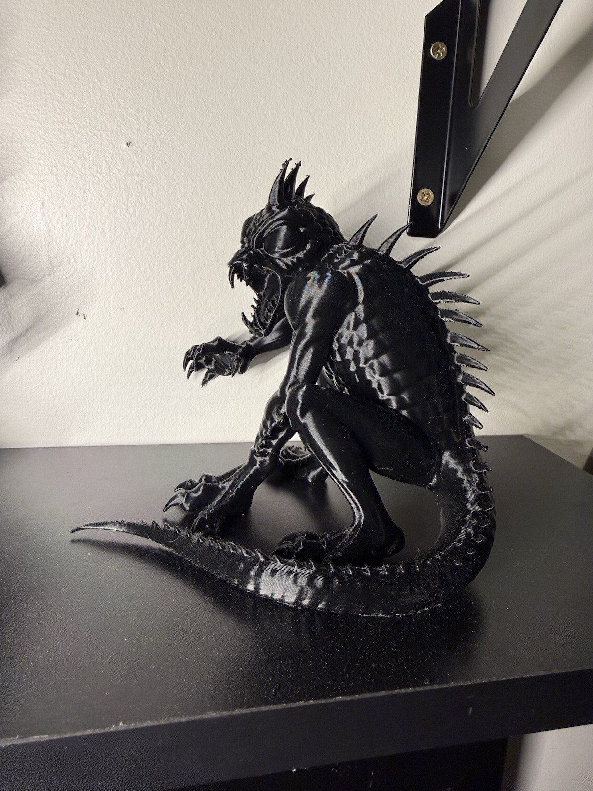 Unpainted Chupacabra Figure Cryptid