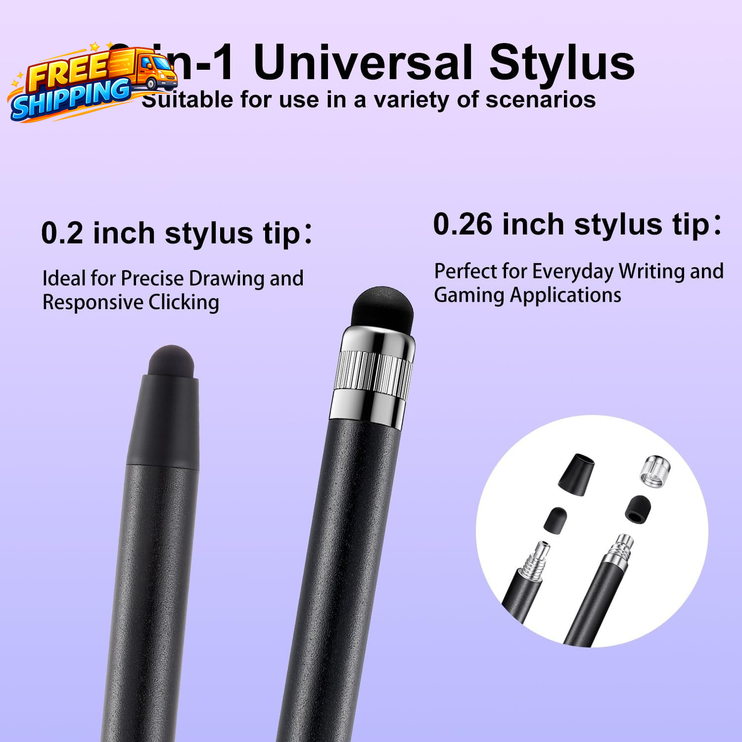 Stylus Pen for Touchscreen 3Pcs High Sensitivity and Precision Stylus Pen